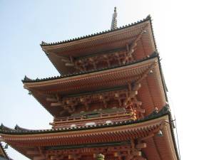 kiyomizu-dera pagoda, kyoto